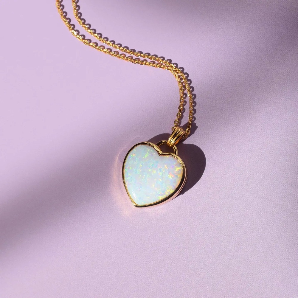 La Kaiser Heart of Opal Mia Locket